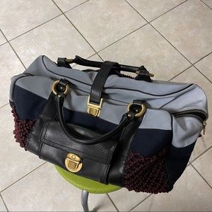 Marc Jacobs mixed material duffel bag